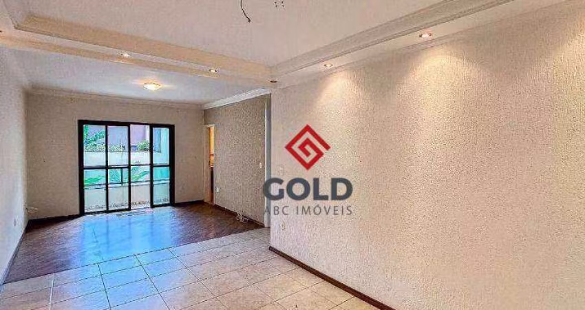 Apartamento com 3 dormitórios, 113 m² - venda por R$ 820.000,00 ou aluguel por R$ 3.885,00/mês - Vila Santa Teresa - Santo André/SP
