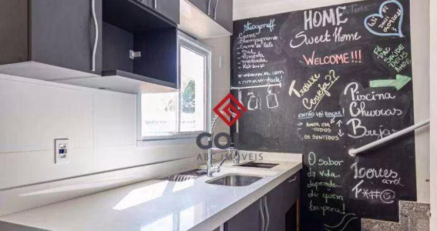 Cobertura com 2 dormitórios, 110 m² - venda por R$ 500.000,00 ou aluguel por R$ 3.434,00/mês - Jardim Bela Vista - Santo André/SP