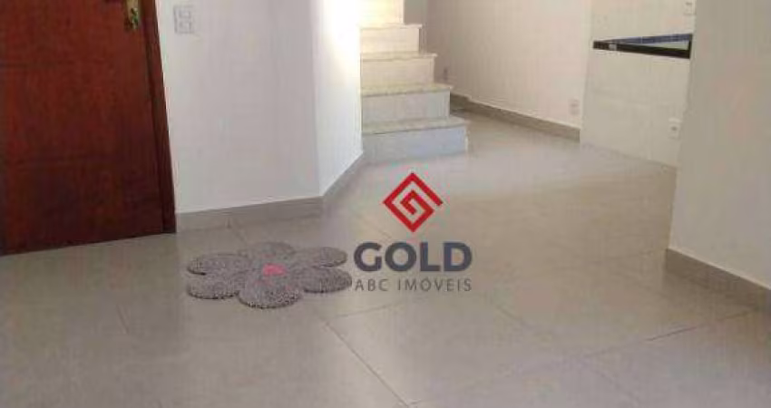 Cobertura com 2 dormitórios para alugar, 104 m² por R$ 2.665,00/mês - Vila Metalúrgica - Santo André/SP