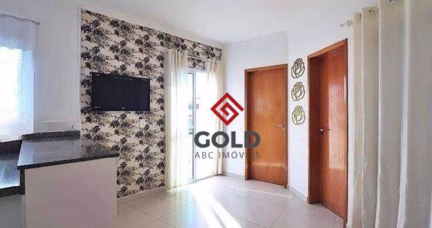 Apartamento com 2 dormitórios para alugar, 50 m² por R$ 1.760,00/mês - Jardim Las Vegas - Santo André/SP