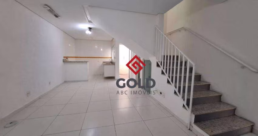 Sobrado com 2 dormitórios para alugar, 100 m² por R$ 2.750,00/mês - Centro - Santo André/SP