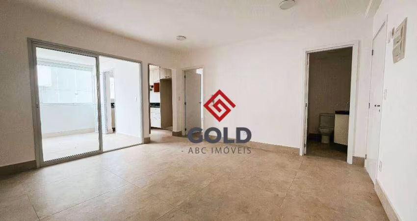 Apartamento com 1 dormitório para alugar, 63 m² por R$ 3.431,14/mês - Parque das Nações - Santo André/SP