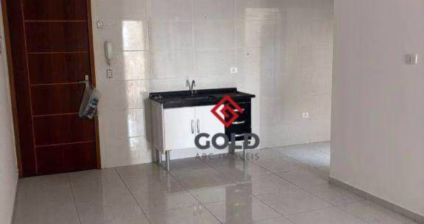 Apartamento com 2 dormitórios para alugar, 53 m² por R$ 1.820,00/mês - Vila Camilópolis - Santo André/SP