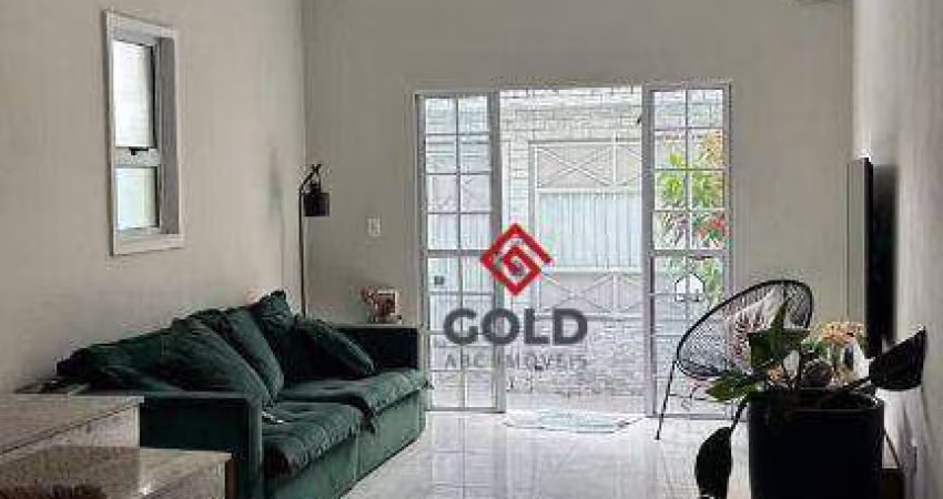 Sobrado com 3 dormitórios, 208 m² - venda por R$ 750.000,00 ou aluguel por R$ 4.245,00/mês - Jardim Jamaica - Santo André/SP