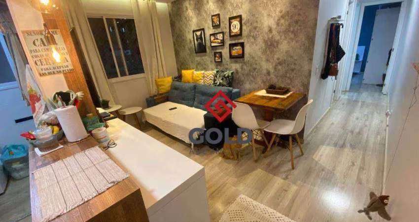 Apartamento com 2 dormitórios à venda, 42 m² por R$ 265.000,00 - Parque São Vicente - Mauá/SP