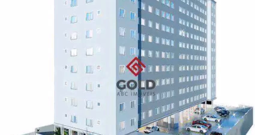 Apartamento com 2 dormitórios à venda, 40 m² por r$ 240.000,00 - parque das nações - santo andré/sp