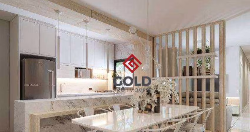 Apartamento com 3 dormitórios à venda, 98 m² por R$ 980.000,00 - Jardim - Santo André/SP