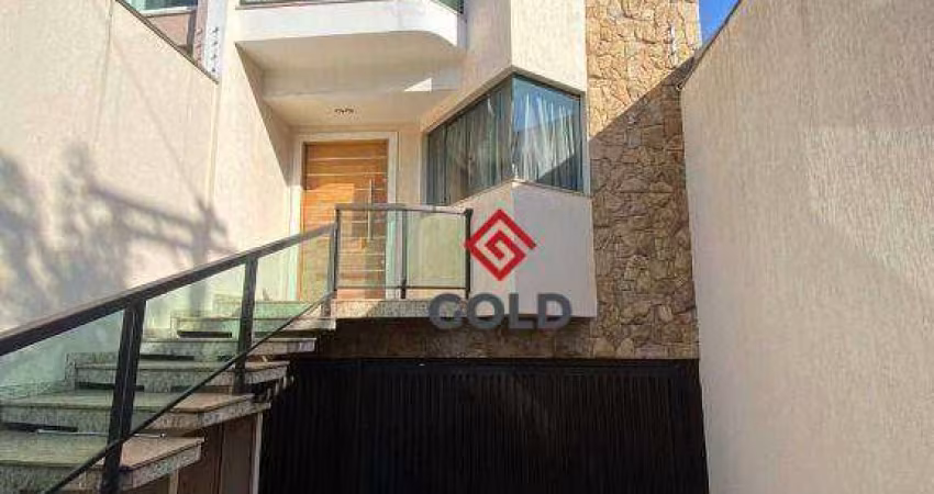 Sobrado com 4 dormitórios, 344 m² - venda por R$ 1.950.000,00 ou aluguel por R$ 10.325,00/mês - Parque das Nações - Santo André/SP