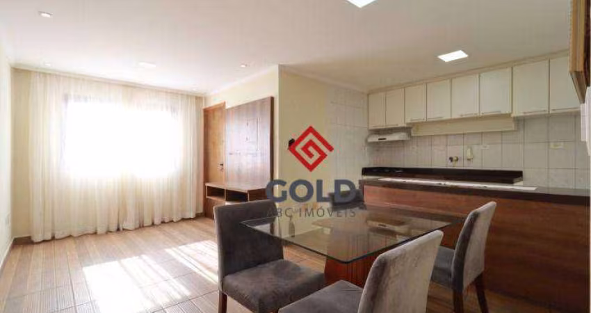 Apartamento com 2 dormitórios para alugar, 62 m² por R$ 2.150,00/mês - Jardim das Maravilhas - Santo André/SP