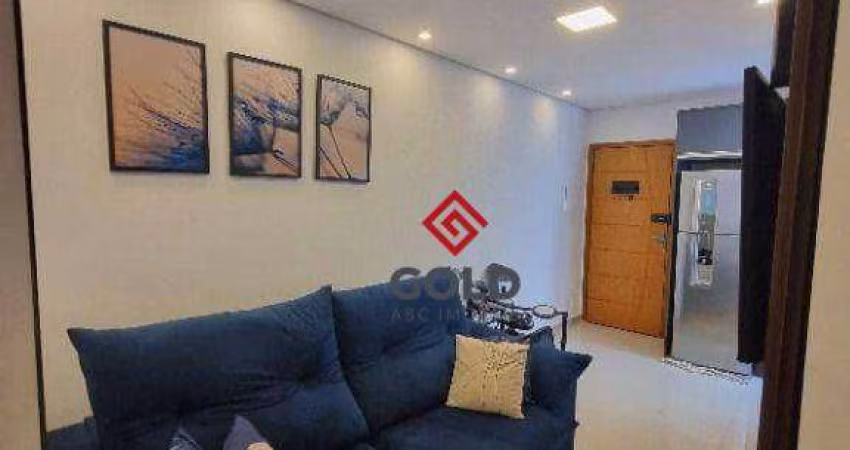 Cobertura com 2 dormitórios à venda, 90 m² por R$ 405.000,00 - Jardim Utinga - Santo André/SP