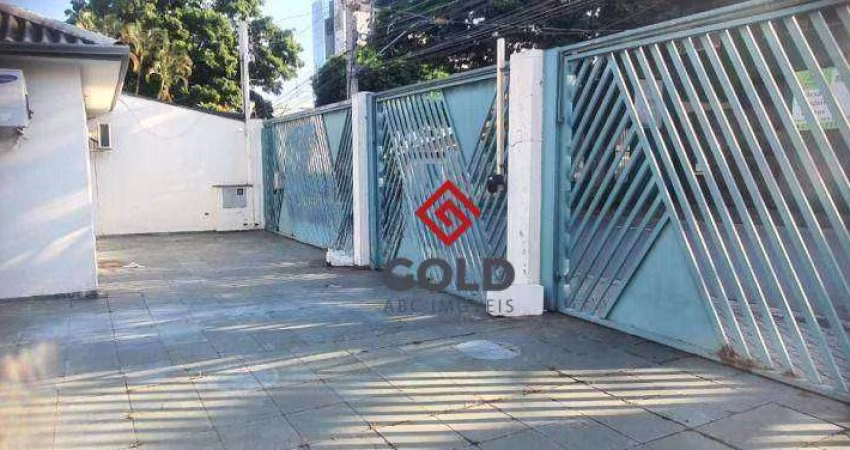Casa com 1 dormitório para alugar, 80 m² por R$ 2.022,00/mês - Campestre - Santo André/SP