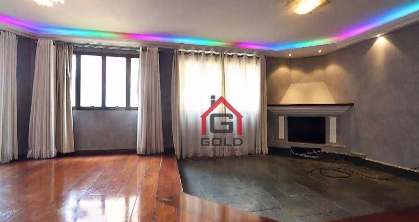 Apartamento com 3 dormitórios, 138 m² - venda por R$ 855.000,00 ou aluguel por R$ 5.201,66/mês - Vila Bastos - Santo André/SP