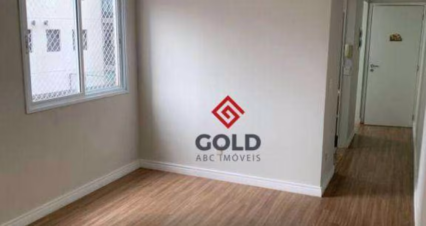 Apartamento com 2 dormitórios, 57 m² - venda por R$ 380.000,00 ou aluguel por R$ 2.528,71/mês - Vila Curuçá - Santo André/SP