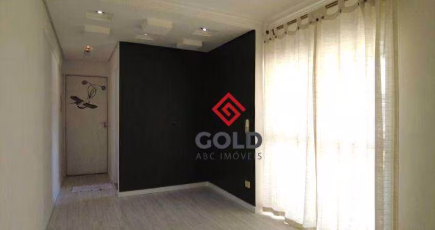 Apartamento com 2 dormitórios à venda, 48 m² por R$ 320.000,00 - Vila Príncipe de Gales - Santo André/SP