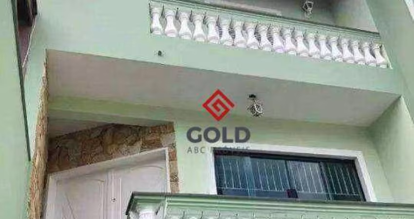 Casa com 3 dormitórios, 125 m² - venda por R$ 680.000,00 ou aluguel por R$ 3.738,00/mês - Jardim Las Vegas - Santo André/SP