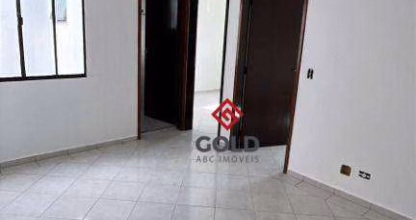 Apartamento com 2 dormitórios para alugar, 50 m² por R$ 1.480,02/mês - Vila Linda - Santo André/SP