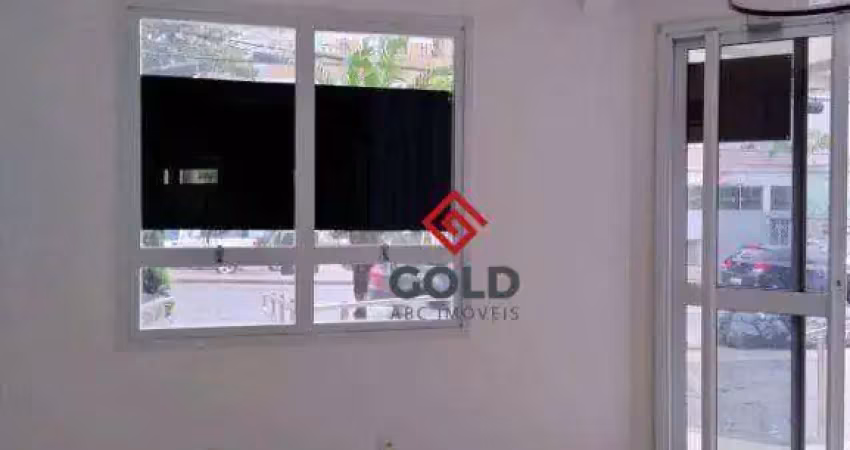 Sala para alugar, 218 m² por r$ 9.439,50/mês - jardim - santo andré/sp