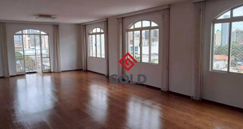 Apartamento com 4 dormitórios, 250 m² - venda por R$ 1.490.000,00 ou aluguel por R$ 7.800,00/mês - Centro - Santo André/SP