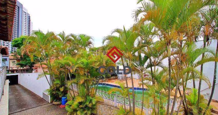 Sobrado com 4 dormitórios, 307 m² - venda por R$ 5.500.000,00 ou aluguel por R$ 19.796,00/mês - Vila Homero Thon - Santo André/SP