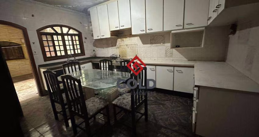 Sobrado com 4 dormitórios para alugar, 180 m² por R$ 4.480,00/mês - Jardim do Estádio - Santo André/SP