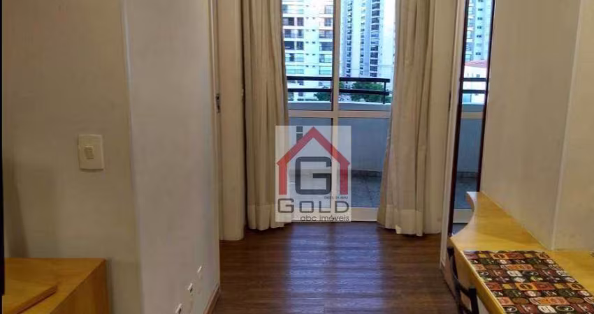 Flat com 1 dormitório para alugar, 50 m² por R$ 3.540,00/mês - Centro - Santo André/SP