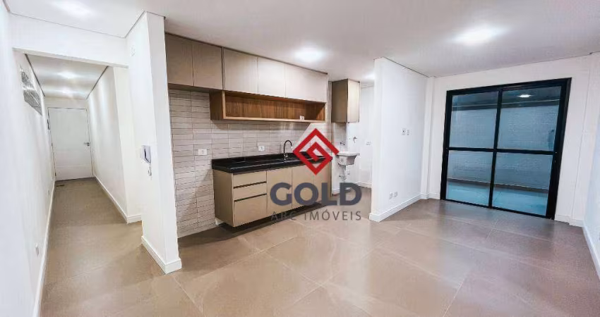 Apartamento com 2 dormitórios para alugar, 65 m² por R$ 3.460,00/mês - Campestre - Santo André/SP