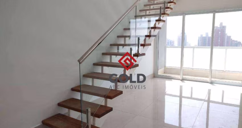 Apartamento Duplex com 2 dormitórios, 124 m² - venda por R$ 1.050.000,00 ou aluguel por R$ 5.923,72/mês - Jardim - Santo André/SP