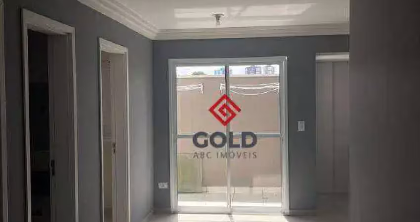 Apartamento com 2 dormitórios para alugar, 48 m² por R$ 1.957,48/mês - Vila Cecília Maria - Santo André/SP