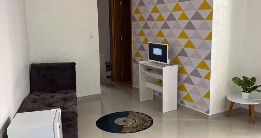 Apartamento com 2 dormitórios para alugar, 50 m² por R$ 2.780,01/mês - Vila Assunção - Santo André/SP