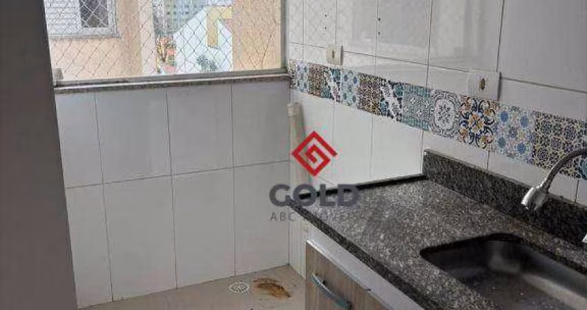 Apartamento com 2 dormitórios para alugar, 49 m² por R$ 1.670,00/mês - Parque das Nações - Santo André/SP