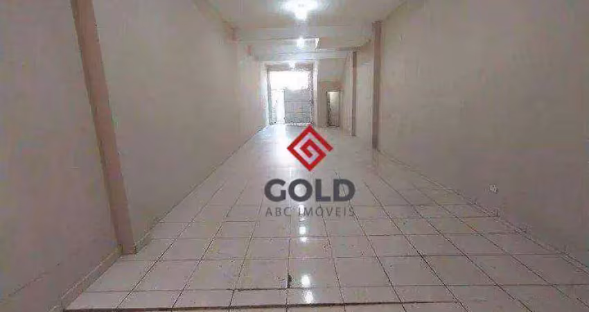 Salão para alugar, 91 m² por r$ 2.675,00/mês - vila luzita - santo andré/sp