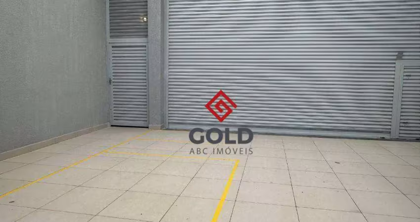 Salão para alugar, 168 m² por r$ 16.150,00/mês - jardim santo alberto - santo andré/sp