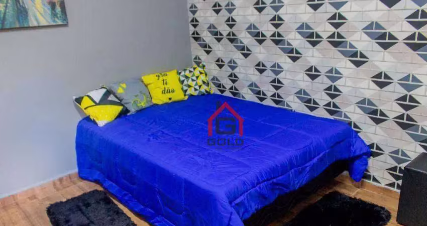 Kitnet com 1 dormitório para alugar, 27 m² por r$ 1.480,00/mês - bangu - santo andré/sp
