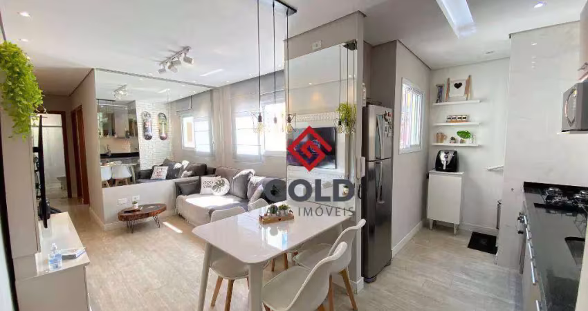 Cobertura com 2 dormitórios à venda, 110 m² por R$ 400.000,00 - Vila Amábile Pezzolo - Santo André/SP