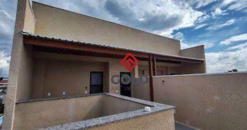 Cobertura com 2 dormitórios à venda, 96 m² por r$ 485.000,00 - vila vitória - santo andré/sp