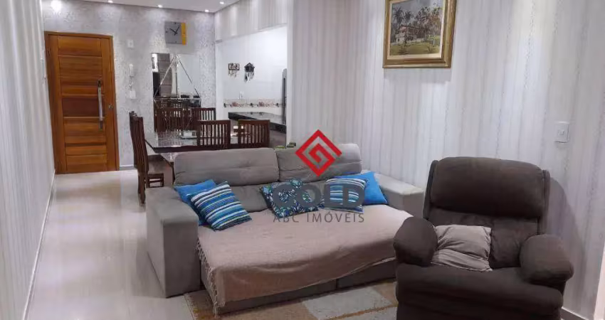 Apartamento com 3 dormitórios para alugar, 90 m² por r$ 3.438,00/mês - parque das nações - santo andré/sp
