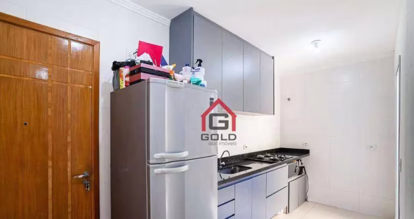 Apartamento com 2 dormitórios, 55 m² - venda por r$ 320.000,00 ou aluguel por r$ 2.607,90/mês - parque novo oratório - santo andré/sp