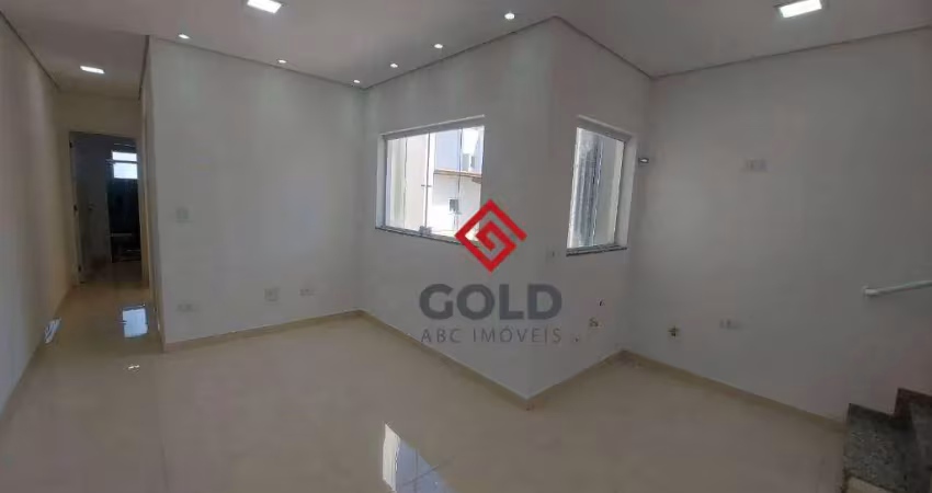 Cobertura com 2 dormitórios para alugar, 100 m² por r$ 3.480,55/mês - parque das nações - santo andré/sp