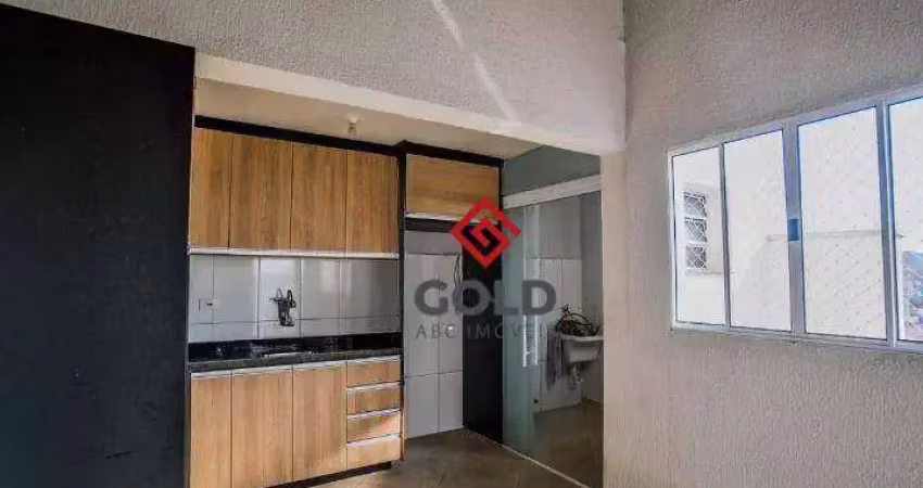 Cobertura com 2 dormitórios para alugar, 87 m² por r$ 2.515,00/mês - jardim ipanema - santo andré/sp