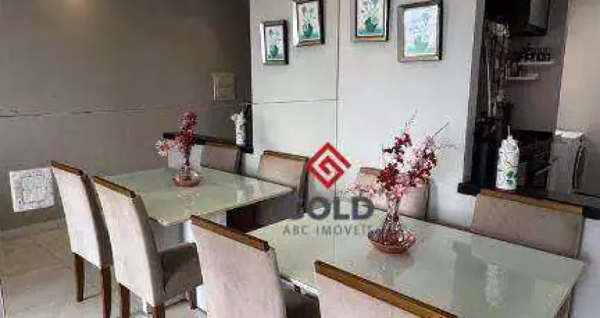 Apartamento com 2 dormitórios à venda, 54 m² por r$ 370.000 - vila humaitá - santo andré/sp