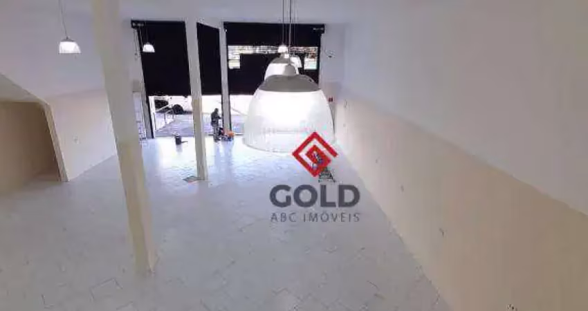 Galpão para alugar, 220 m² por r$ 10.000/mês - jardim santo alberto - santo andré/sp