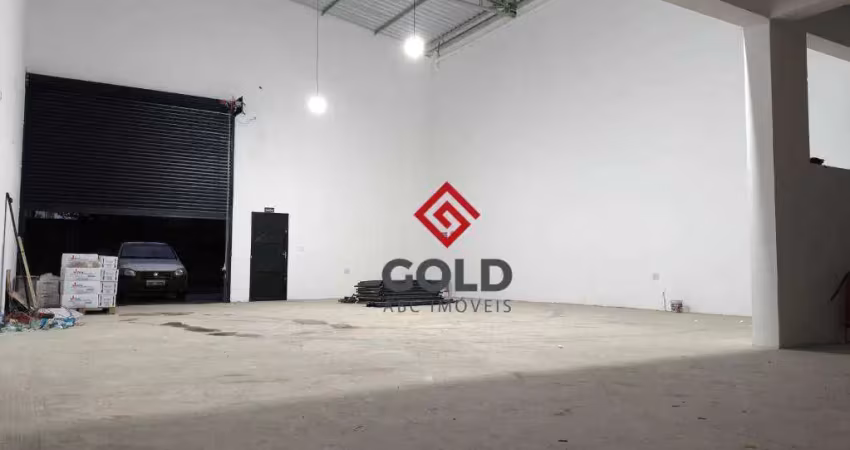 Galpão, 235 m² - venda por r$ 1.400.000,00 ou aluguel por r$ 9.208,33/mês - parque capuava - santo andré/sp