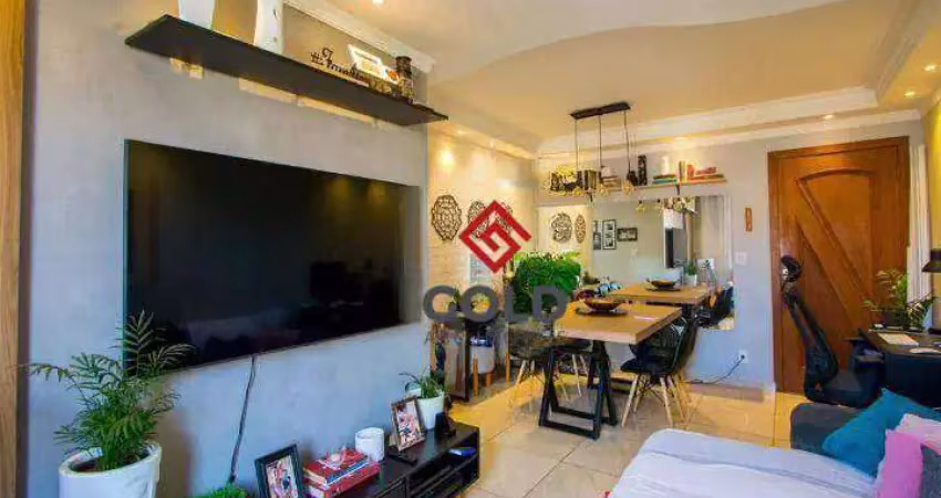 Apartamento com 2 dormitórios à venda, 54 m² por r$ 260.000 - jardim isabella - mauá/sp