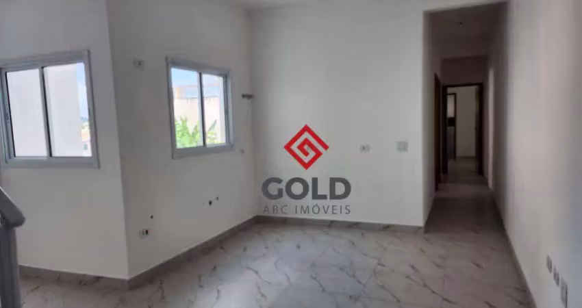 Cobertura com 3 dormitórios à venda, 163 m² por r$ 850.000,00 - campestre - santo andré/sp