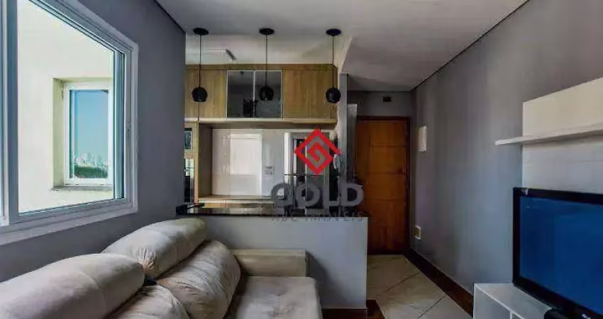 Cobertura com 2 dormitórios à venda, 100 m² por r$ 400.000,00 - utinga - santo andré/sp