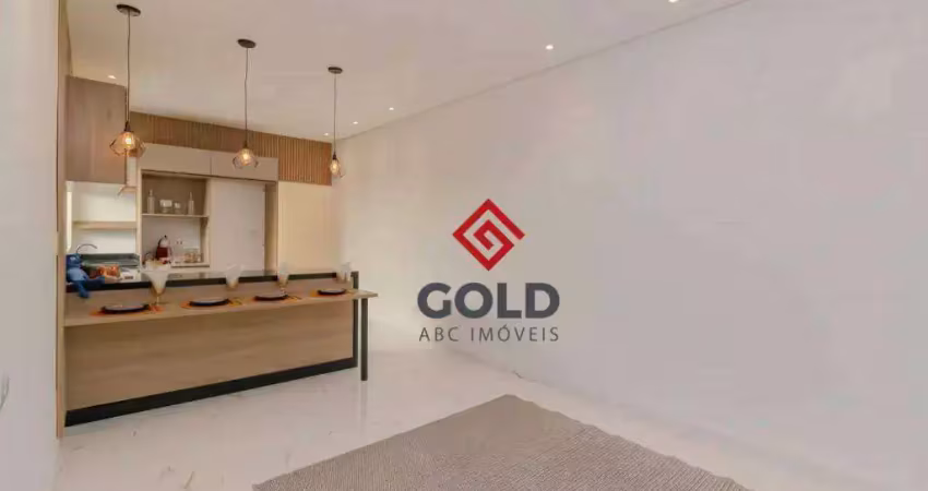 Casa à venda, 80 m² por r$ 490.000,00 - parque capuava - santo andré/sp