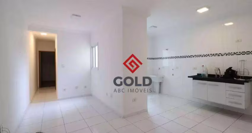 Apartamento com 2 dormitórios para alugar, 52 m² por r$ 2.215,25/mês - parque das nações - santo andré/sp