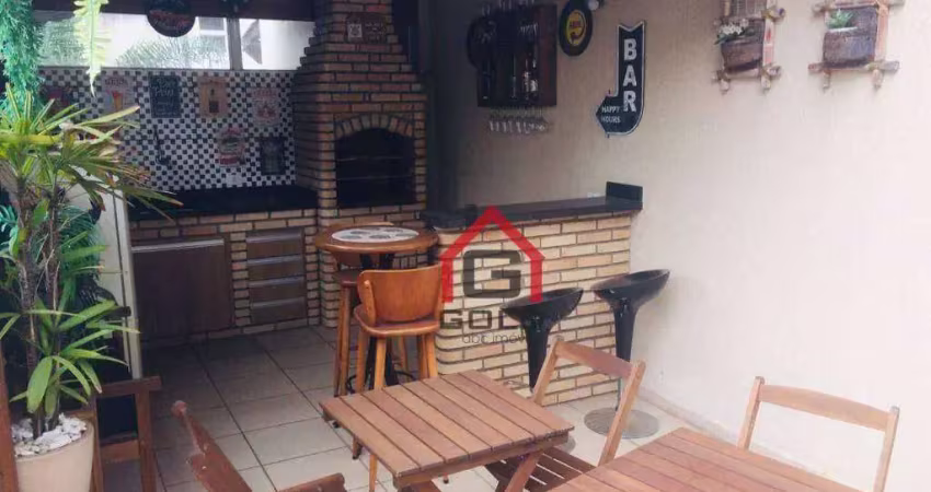 Cobertura com 2 dormitórios à venda, 104 m² por r$ 395.000,00 - vila são pedro - santo andré/sp