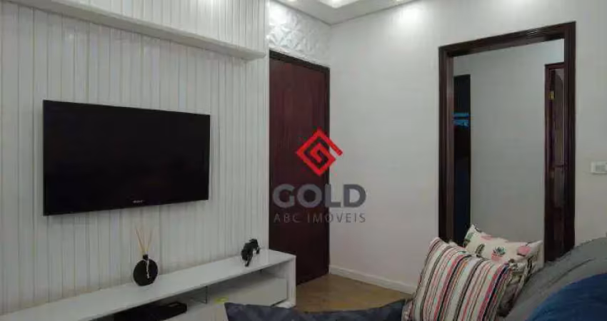 Apartamento com 3 dormitórios à venda, 73 m² por r$ 375.000,00 - vila scarpelli - santo andré/sp