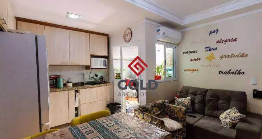 Apartamento com 2 dormitórios à venda, 56 m² por r$ 320.000,00 - parque oratório - santo andré/sp
